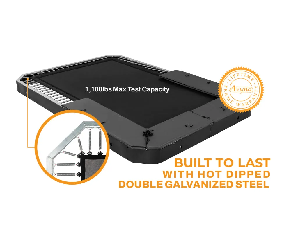 10x14' Rectangle Pro-Line Avyna In-ground Trampoline