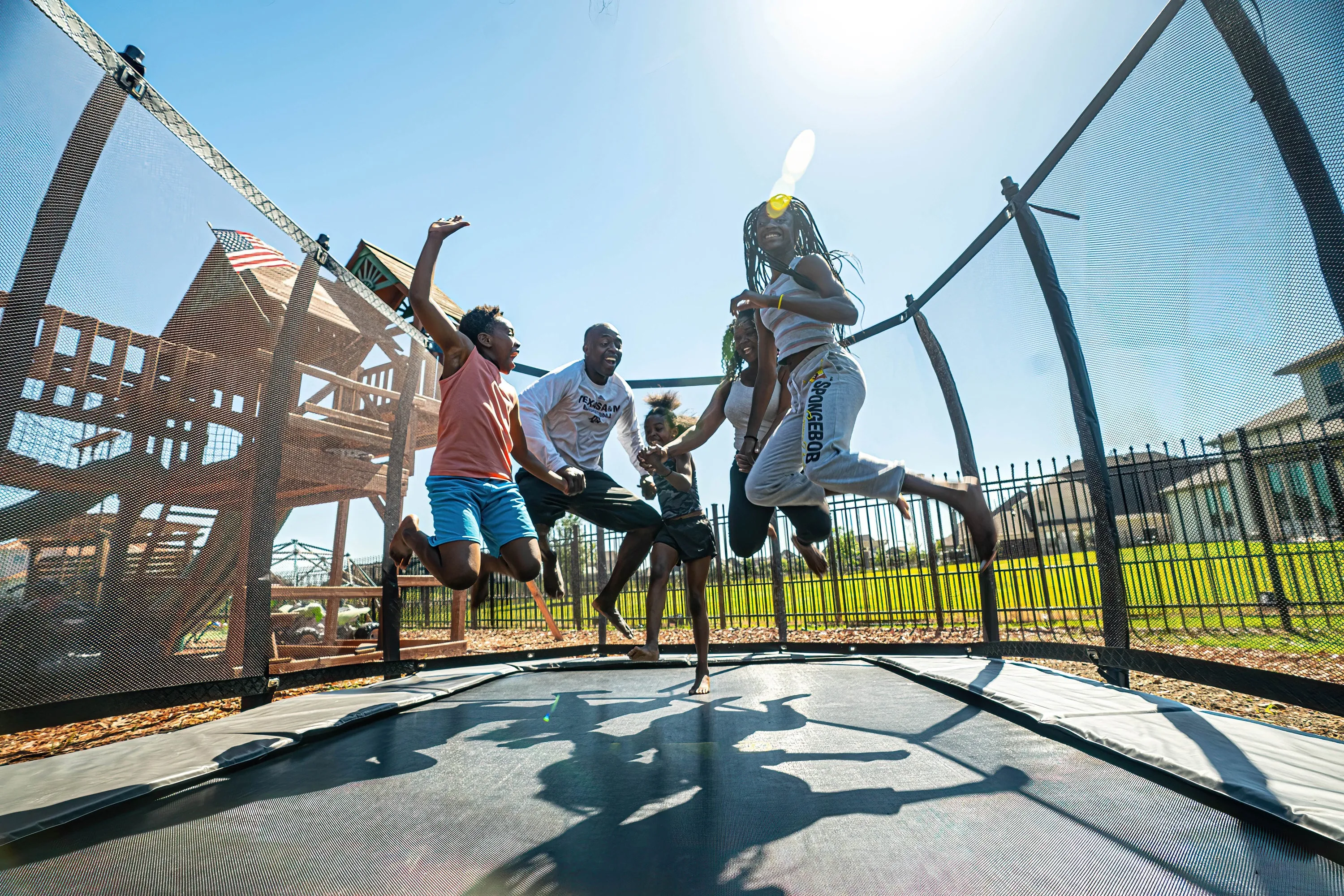 10x17' Rectangle Pro-Line Avyna In-Ground Trampoline