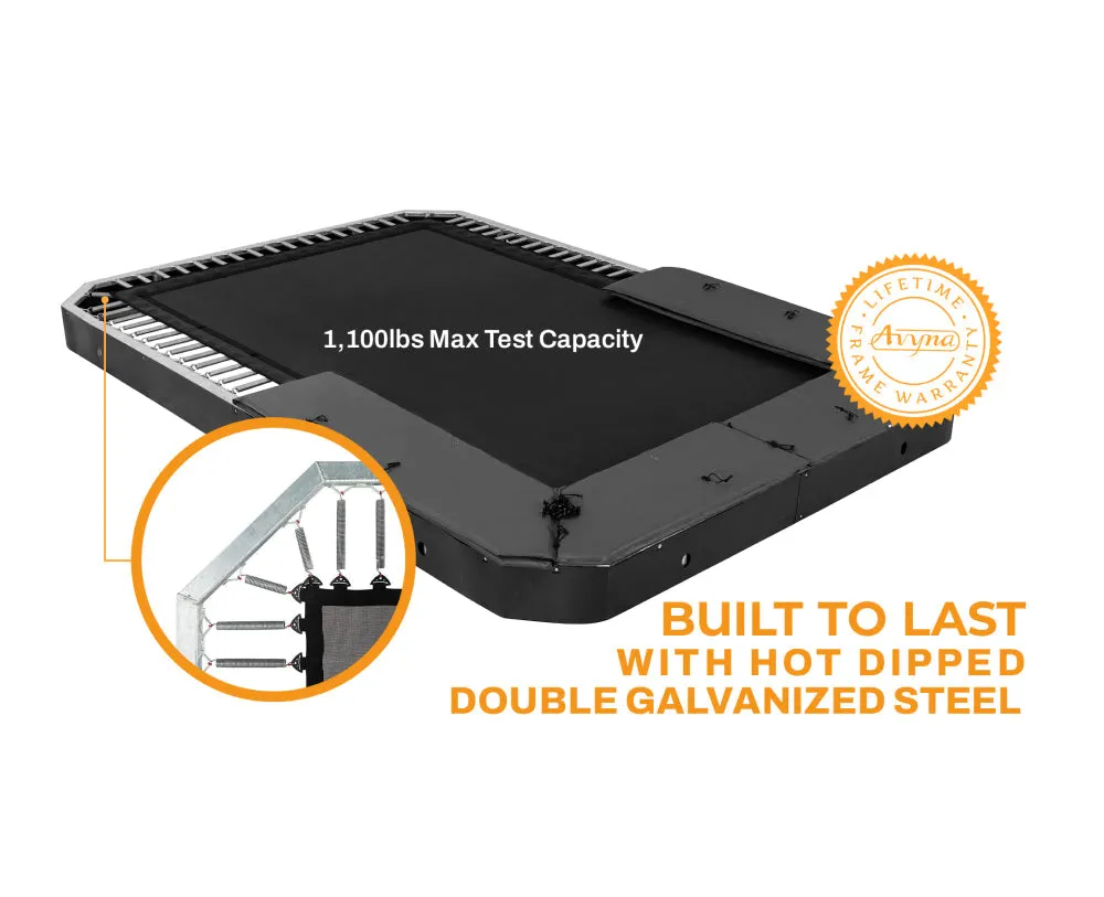 10x17' Rectangle Pro-Line Avyna In-Ground Trampoline