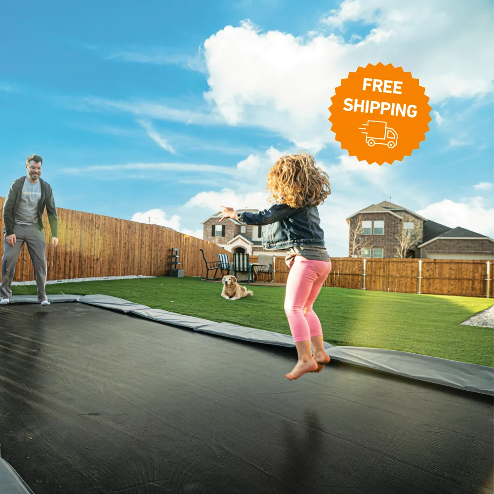 10x17' Rectangle Pro-Line Avyna In-Ground Trampoline