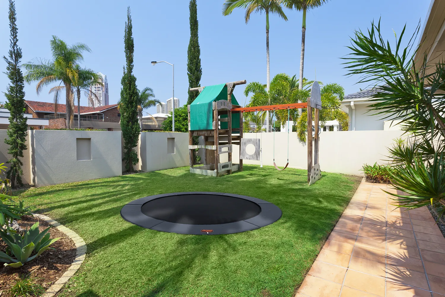 12' Pro-Line Avyna In Ground Flat Line Trampoline