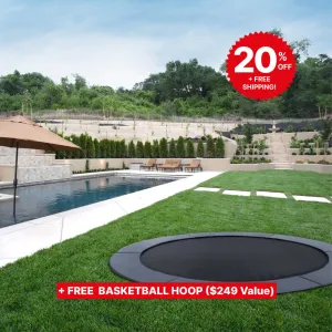 12' Pro-Line Avyna In Ground Flat Line Trampoline