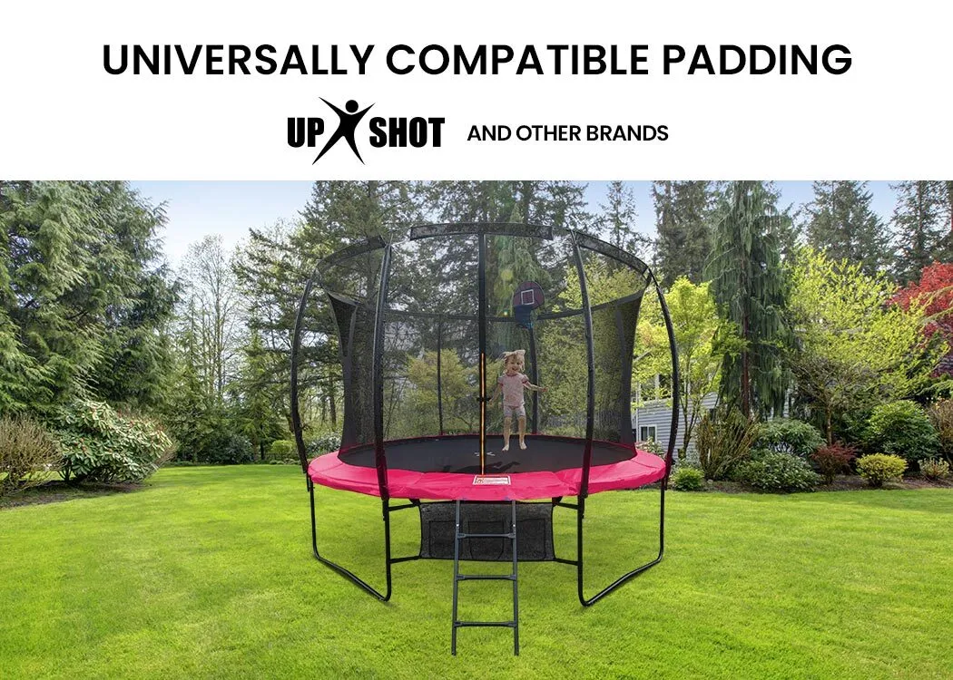 12ft Replacement Trampoline Safety Pad, Universal, Round - Pink