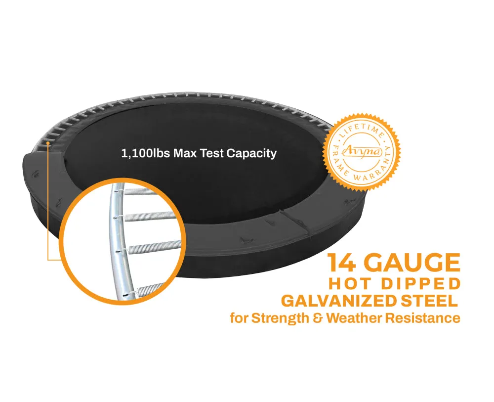 15' Round Pro-Line Avyna In-ground Trampoline
