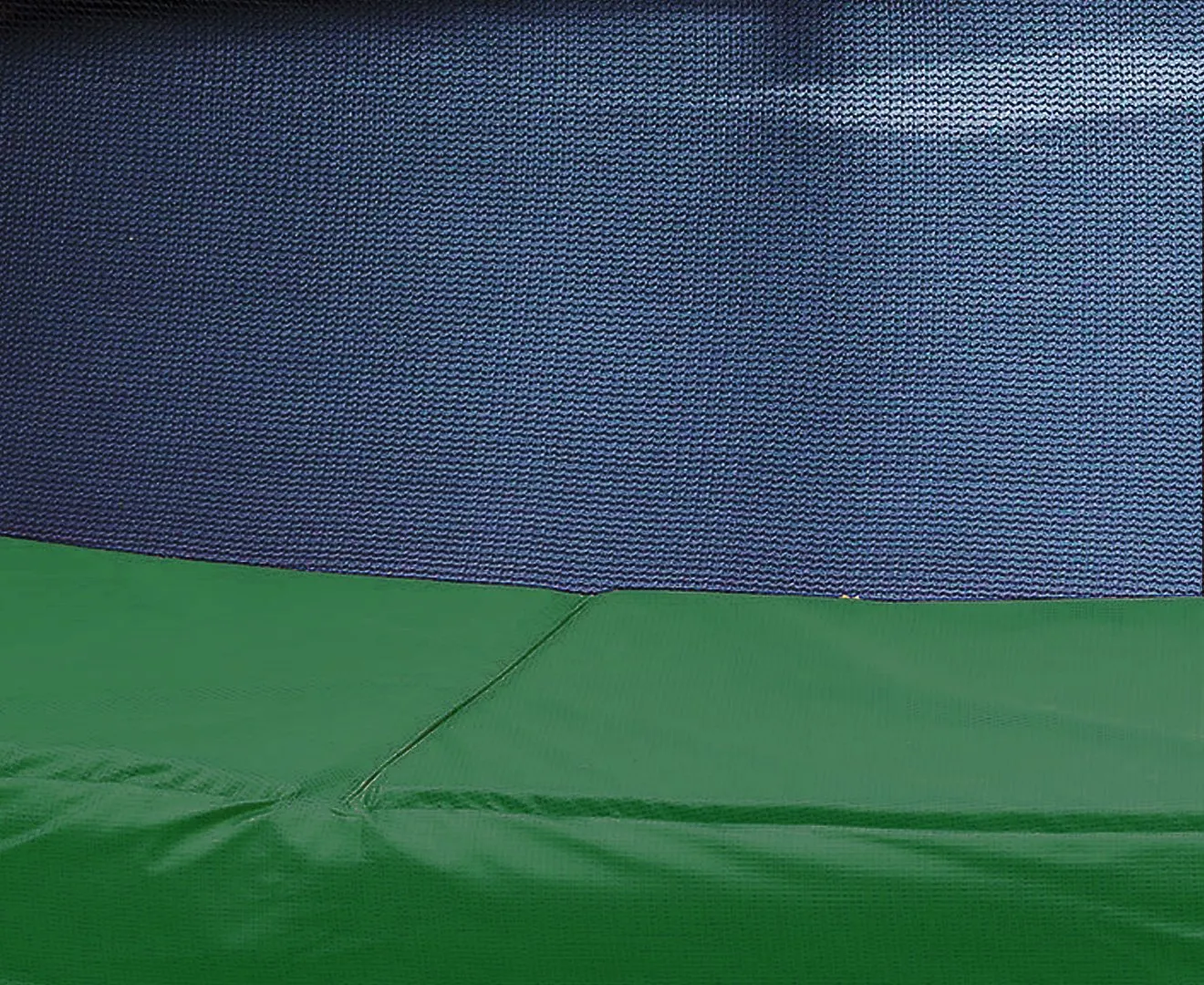 16ft Trampoline with Free Ladder, Spring Mat, Net, Safety Pad Cover, and Round Enclosure - Green