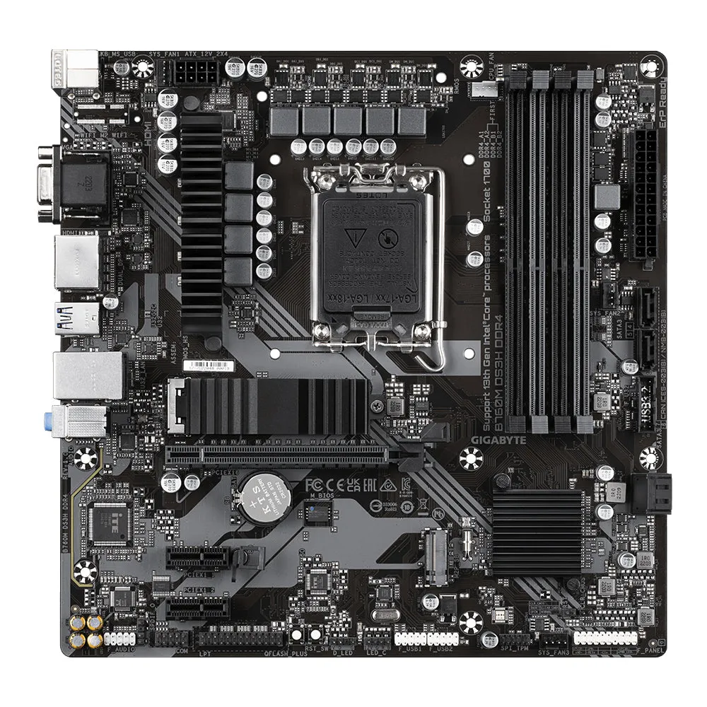 1700 Gigabyte B760m Ds3h Ddr4
