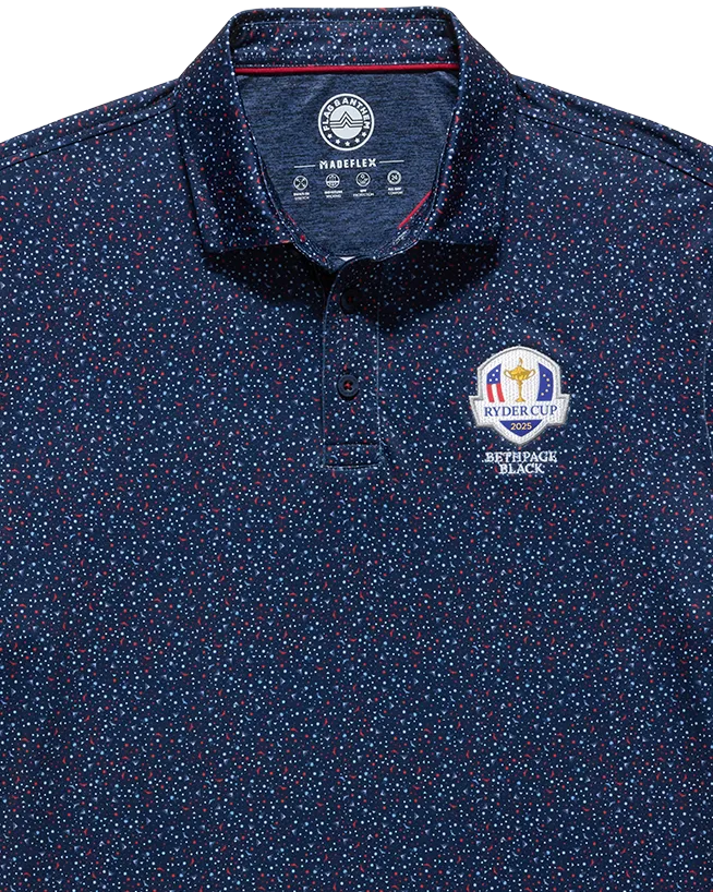 2025 RYDER CUP MVP SCOFIELD AMERICANA MARTINI PRINT POLO