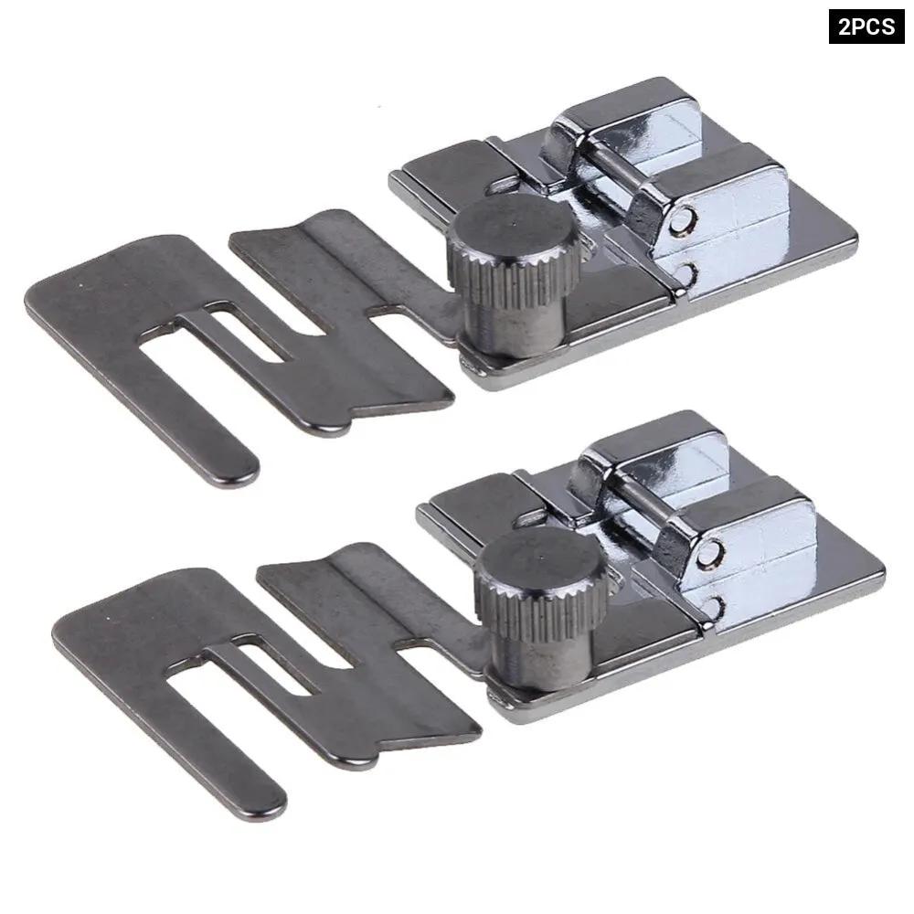 2pc Rolled Hem Feet Set for Low Shank Sewing Machines