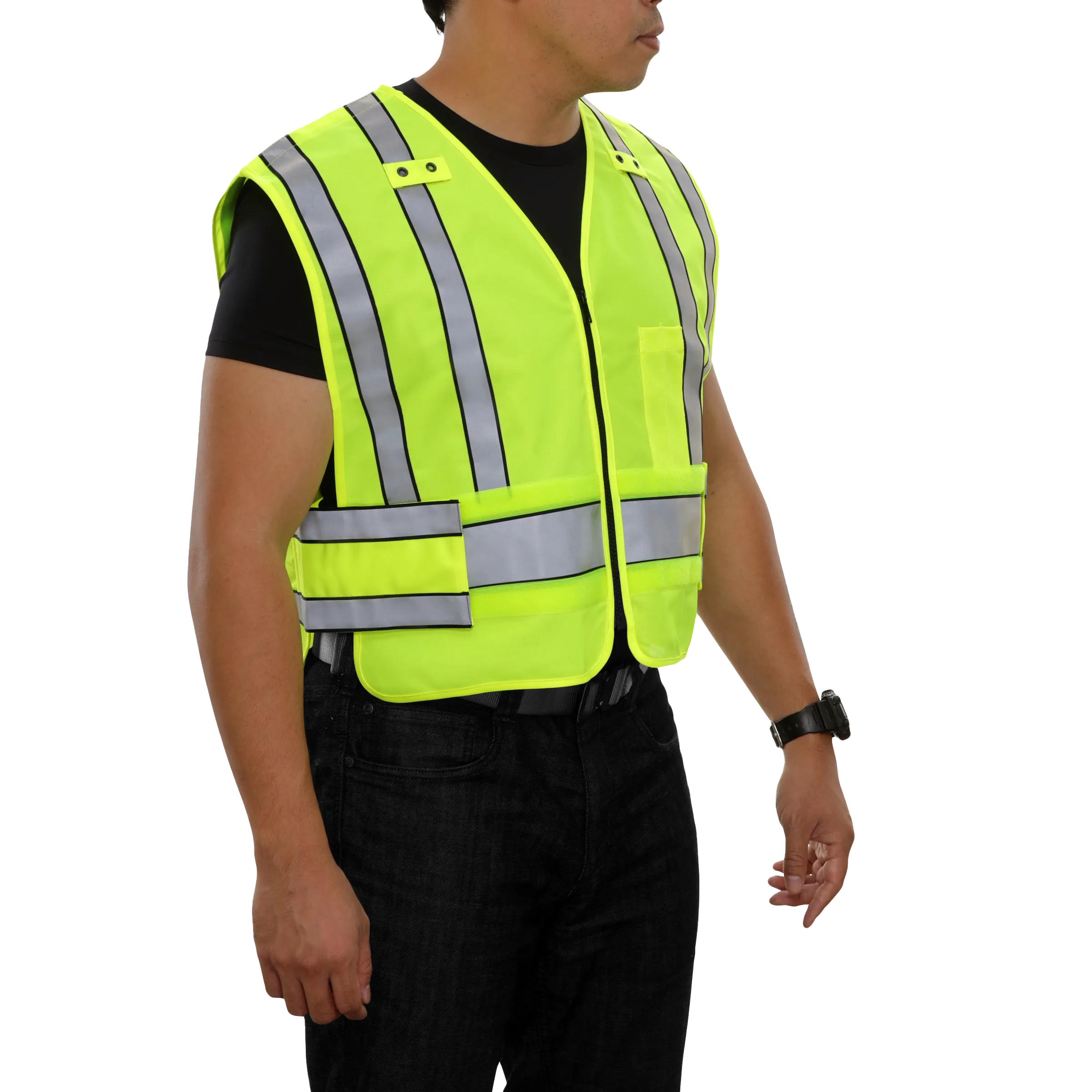 551STLM 4PT Breakaway Woven Poly Public Safety Tactical Vest