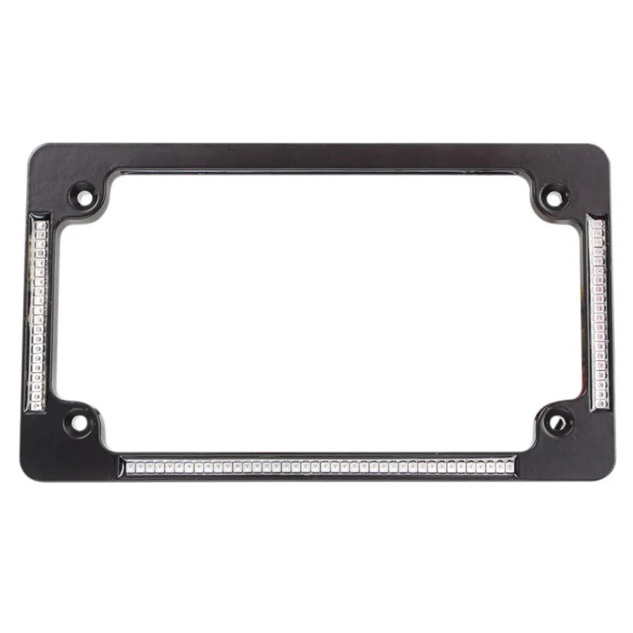 All-in-One License Plate Frame - Black