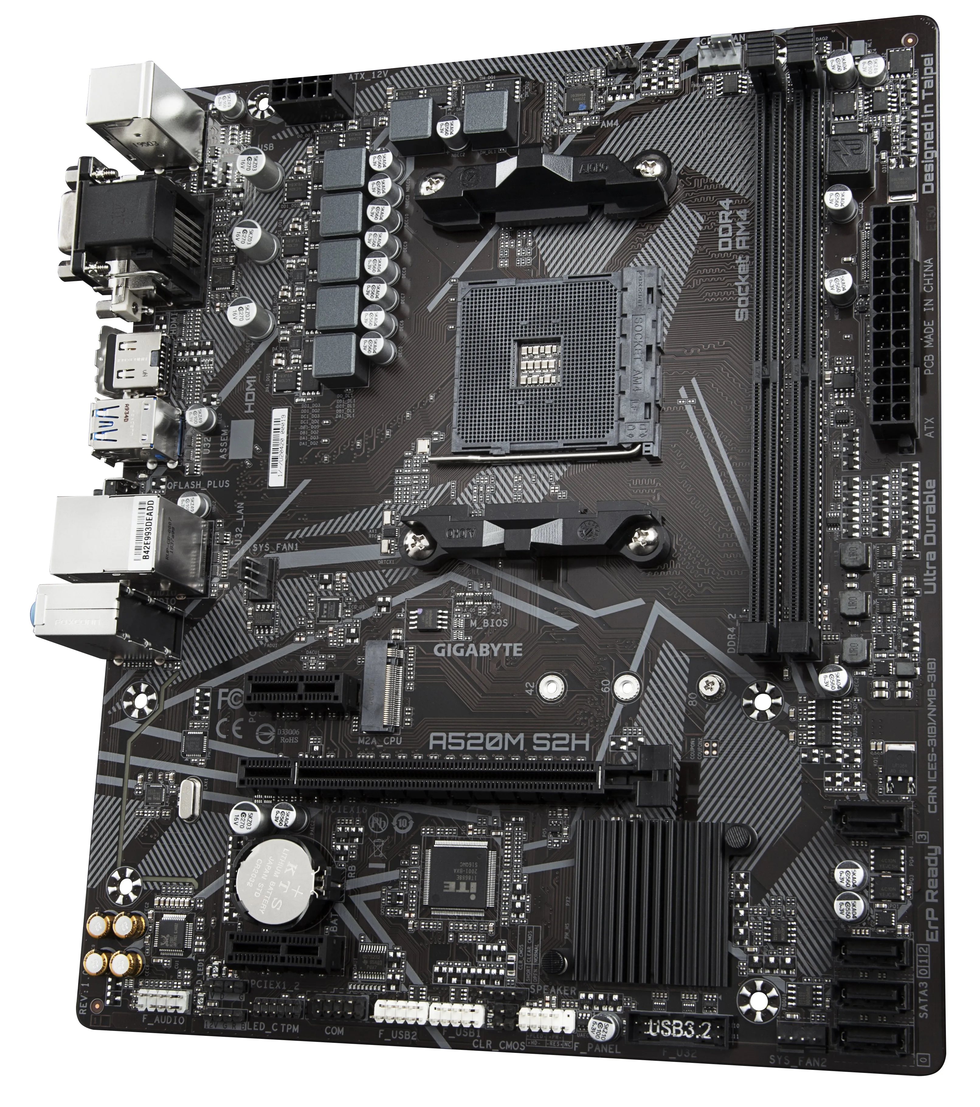 Am4 Gigabyte A520m S2h Matx