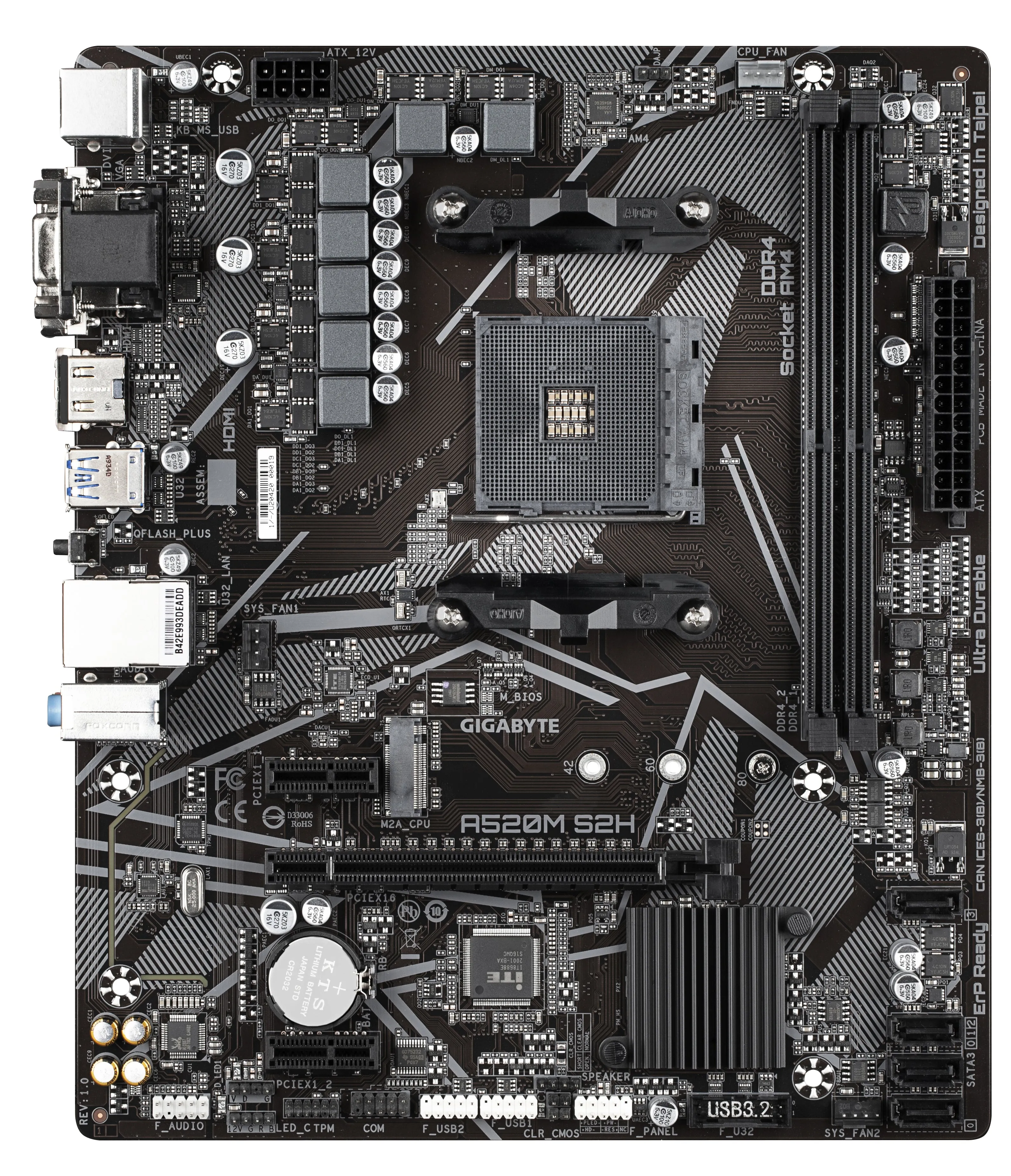 Am4 Gigabyte A520m S2h Matx