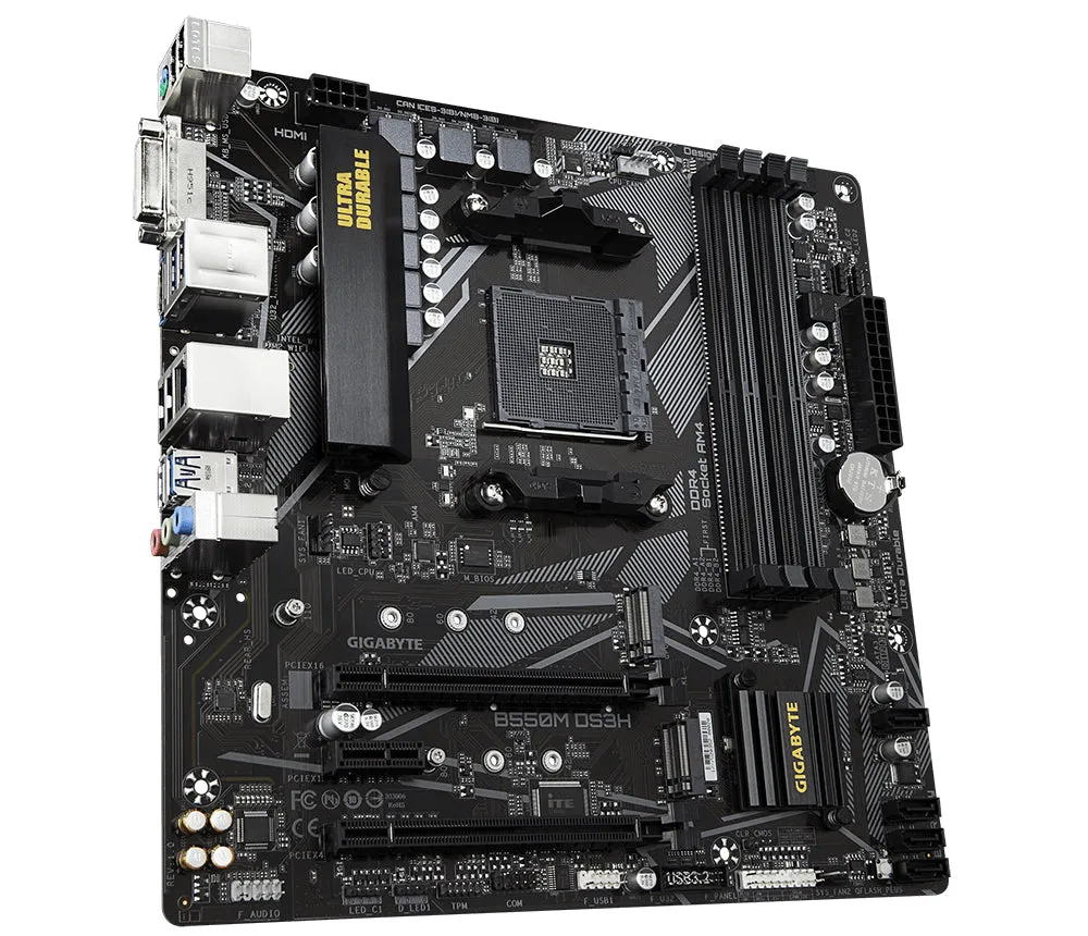 Am4 Gigabyte B550m Ds3h Matx