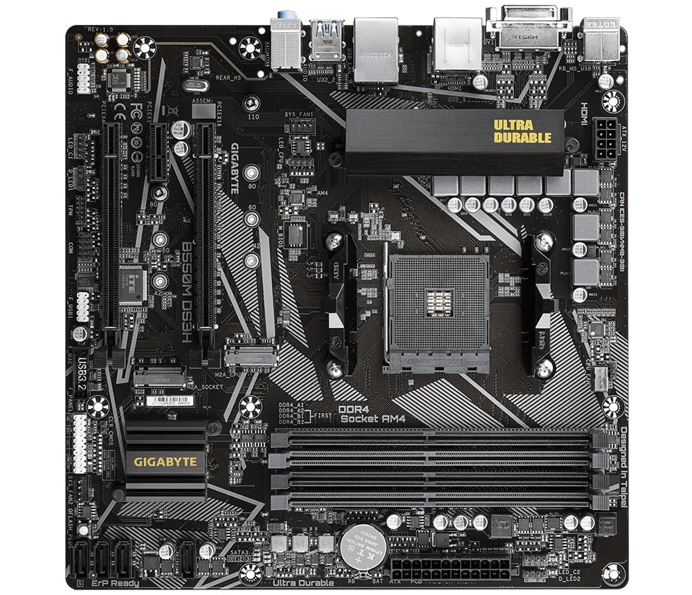 Am4 Gigabyte B550m Ds3h Matx