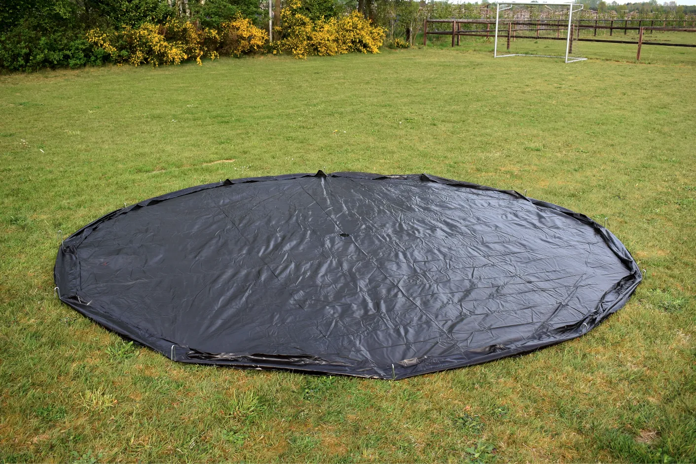 Black Friday Bundle! 14' Round Pro-Line In-ground Trampoline   LED Lights   Cover