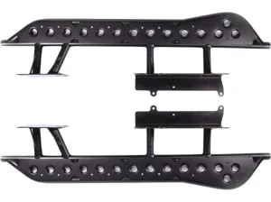 Cali Raised Step Edition Bolt-On Rock Sliders For 4Runner (2010-2023)
