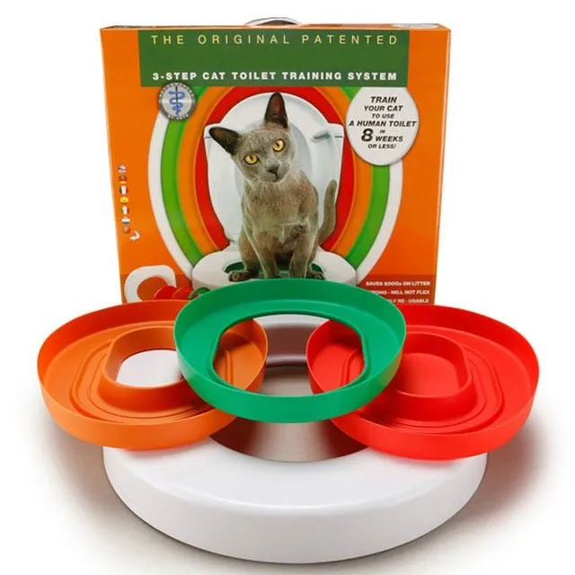 Cat Toilet Training System: Hassle-Free Way to Teach Your Cat to Use the Toilet!