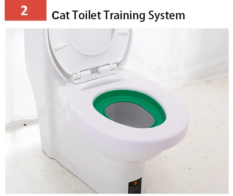 Cat Toilet Training System: Hassle-Free Way to Teach Your Cat to Use the Toilet!