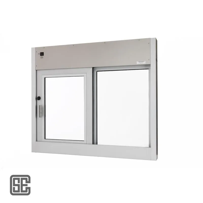 CSE-QS-SS-4035E-IP | 48W x 41H Hurricane Fully-Auto Drive-Thru Slider Window