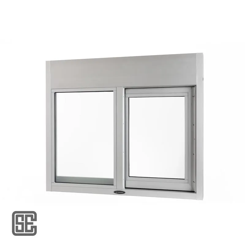 CSE-QS-SS-4035E-IP | 48W x 41H Hurricane Fully-Auto Drive-Thru Slider Window