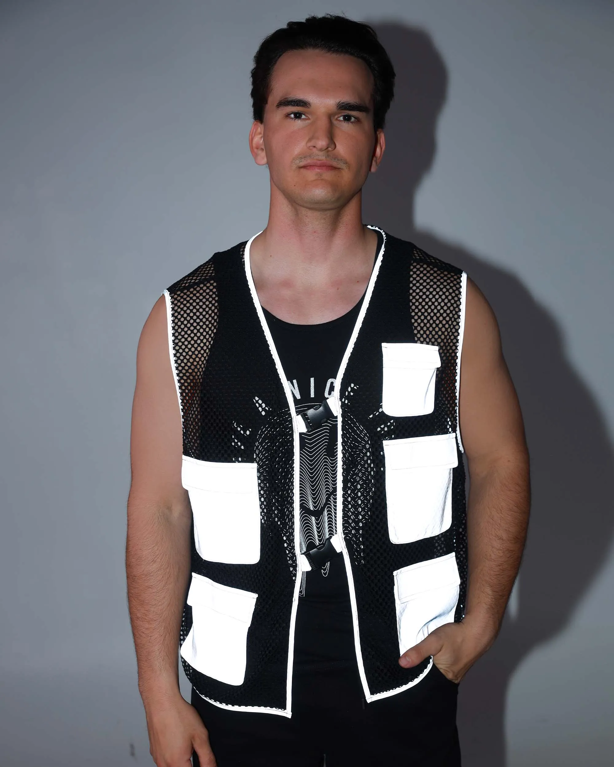 Delaying Tactic Reflective Fishnet Vest