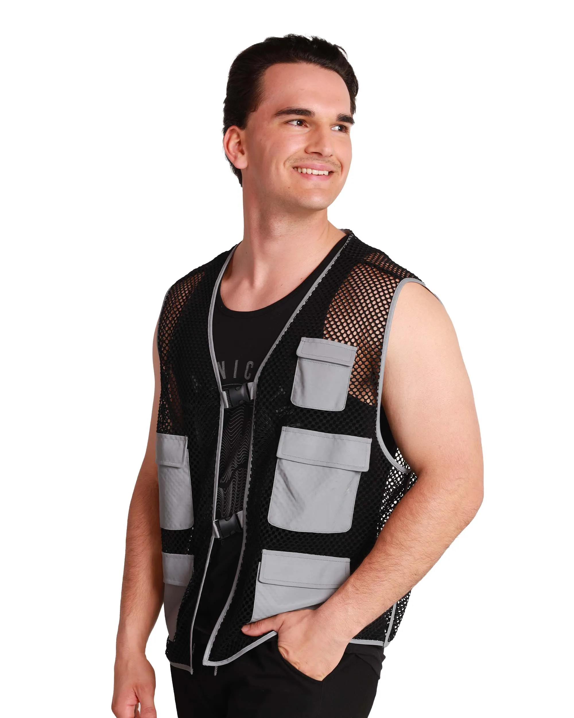 Delaying Tactic Reflective Fishnet Vest