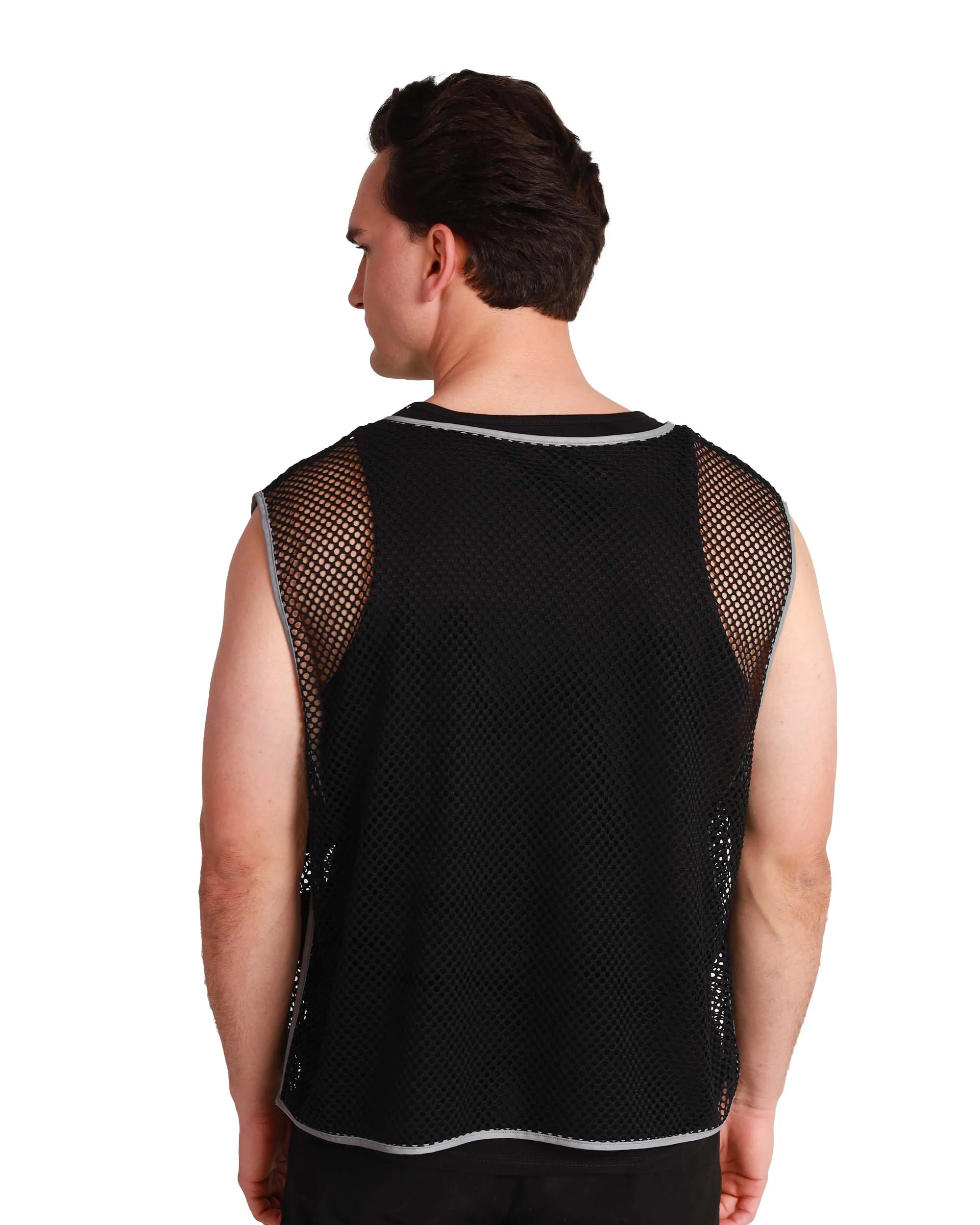 Delaying Tactic Reflective Fishnet Vest