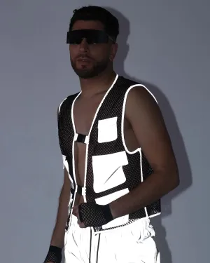 Delaying Tactic Reflective Fishnet Vest