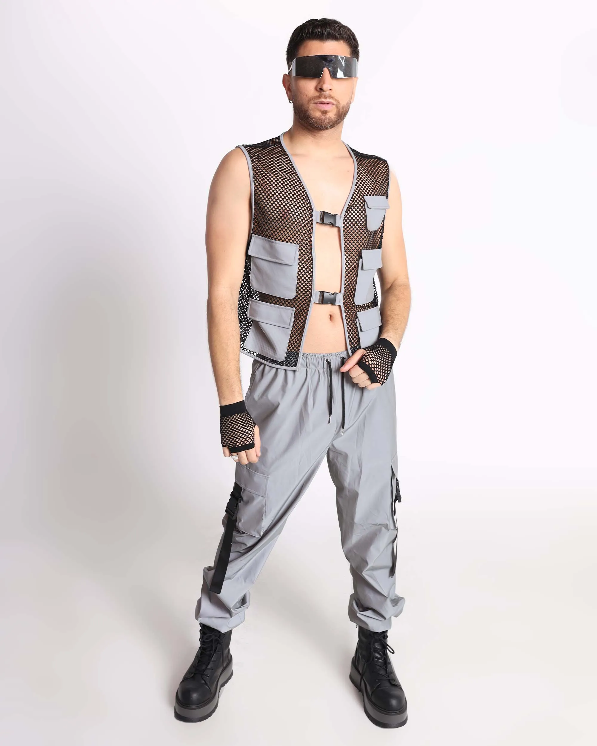 Delaying Tactic Reflective Fishnet Vest