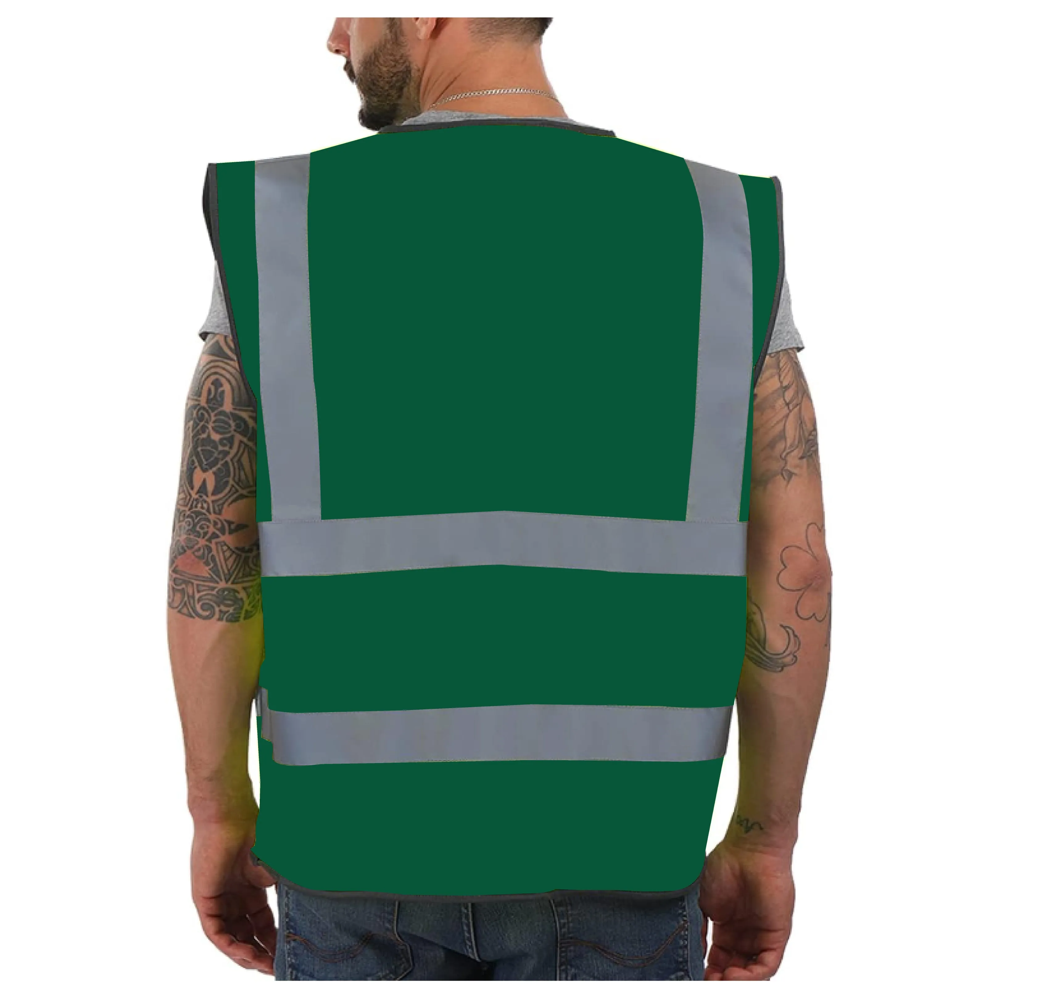 Dib Safety Reflective Vest - Green