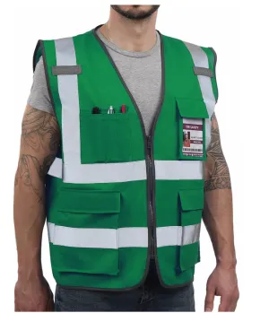 Dib Safety Reflective Vest - Green