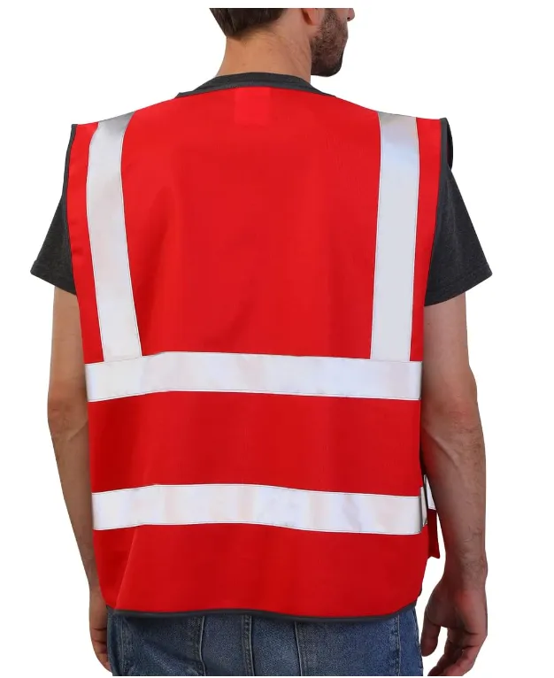 Dib Safety Reflective Vest - Red