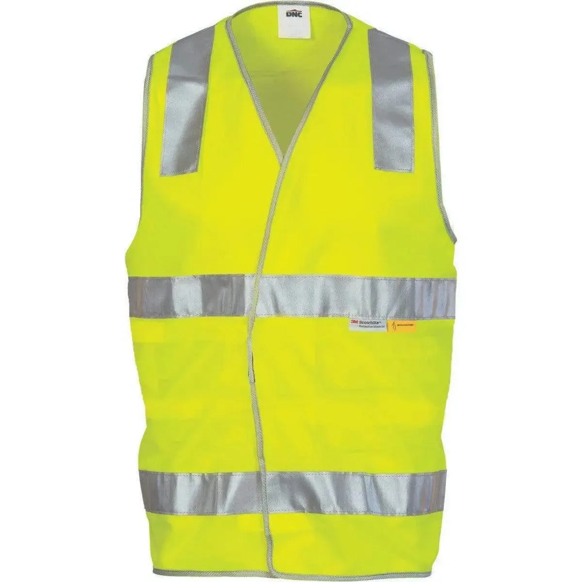 Dnc Workwear Day/night Hi-vis Safety Vest - 3803