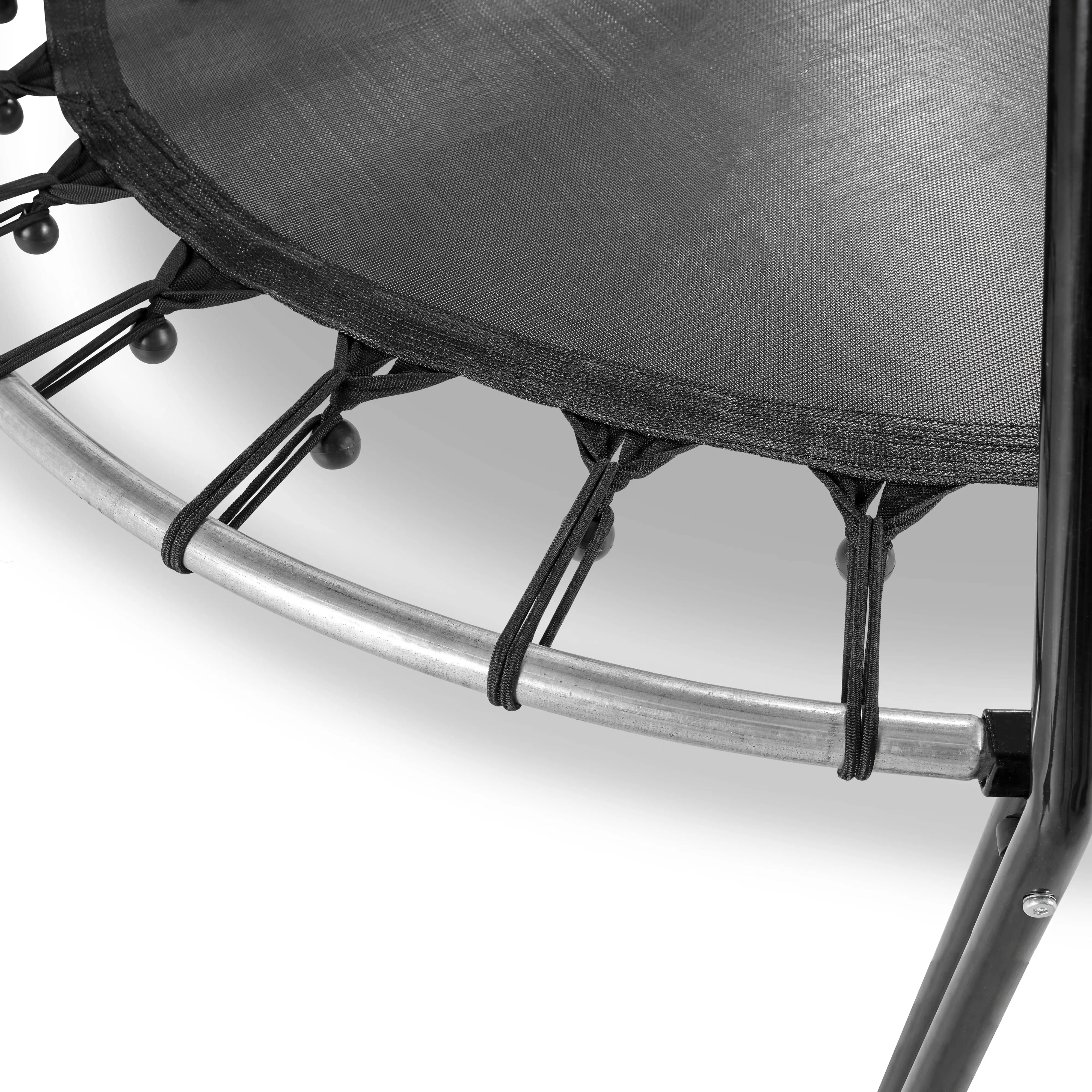 Exit Tiggy Junior Trampoline With Bar Ø140cm Black- Grey/Green