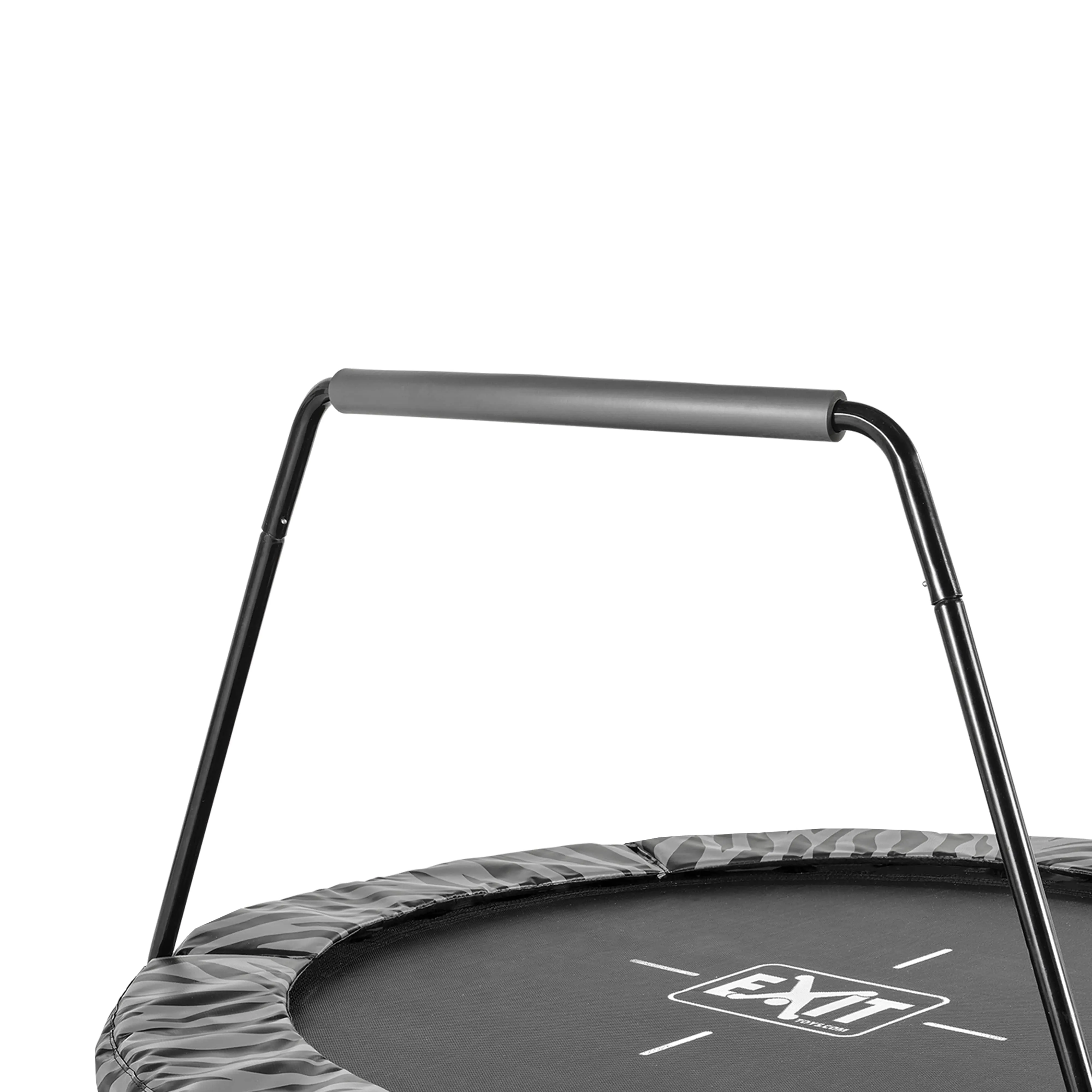Exit Tiggy Junior Trampoline With Bar Ø140cm Black- Grey/Green