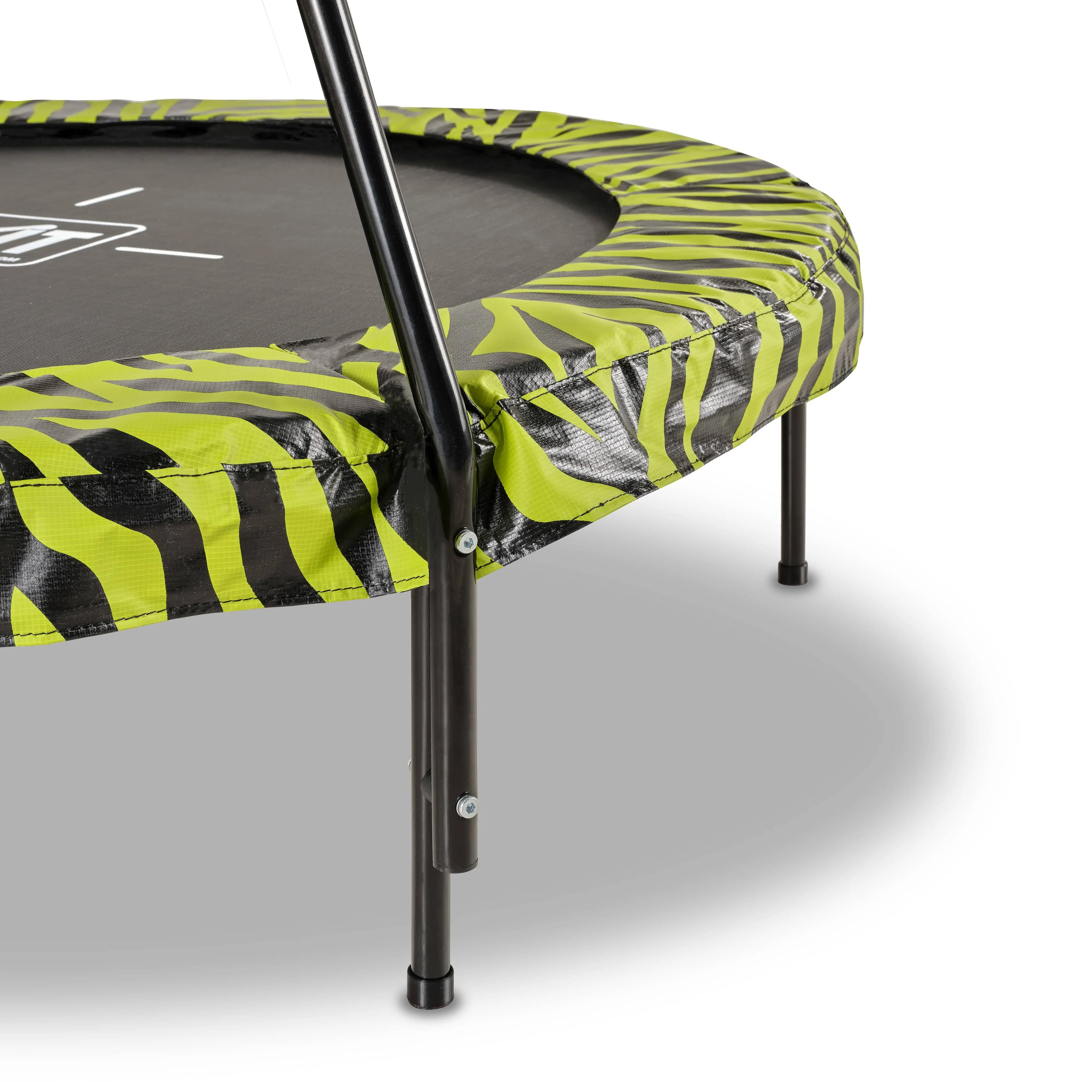Exit Tiggy Junior Trampoline With Bar Ø140cm Black- Grey/Green