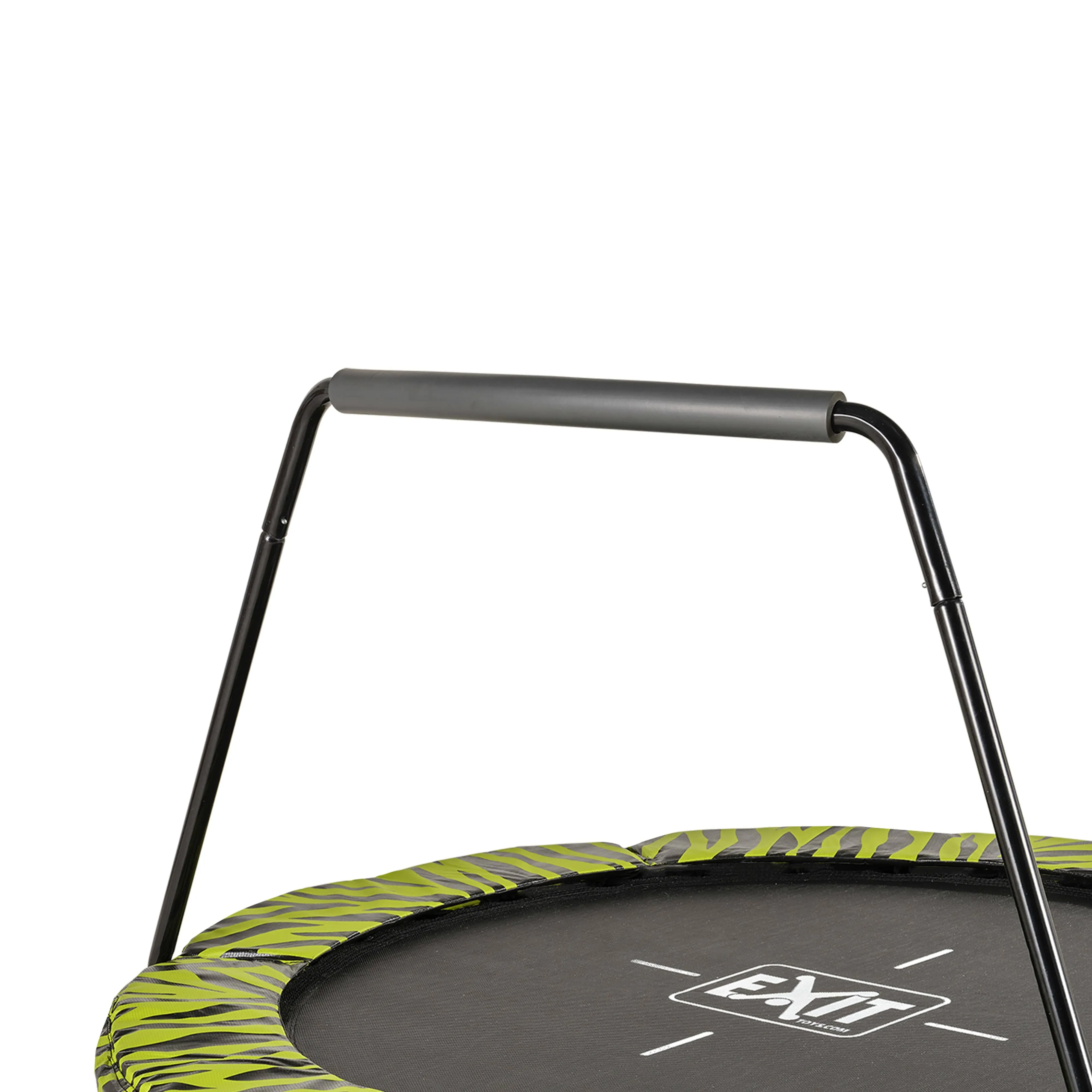 Exit Tiggy Junior Trampoline With Bar Ø140cm Black- Grey/Green