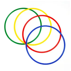 Flat Hoops 50cm | Set of 4