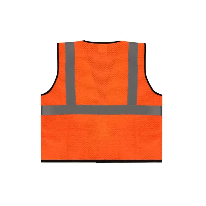 FREE SAMPLE: Safety Main Economy Vest, Hi-Vis Orange, Limit 1