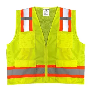 FREE SAMPLE: Safety Main Surveyor Vest, Class 2, Hi-Vis Yellow, Limit 1