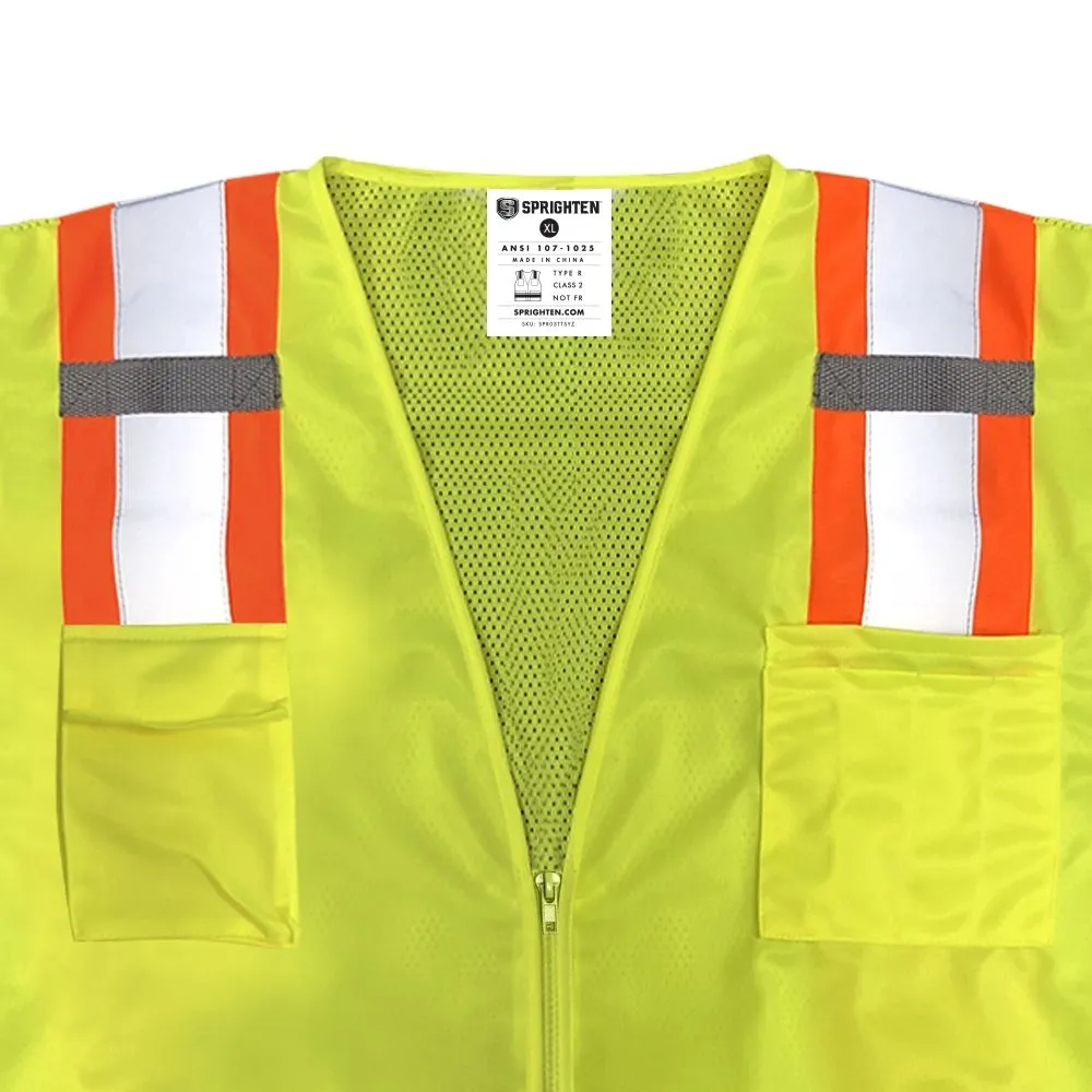 FREE SAMPLE: Safety Main Surveyor Vest, Class 2, Hi-Vis Yellow, Limit 1