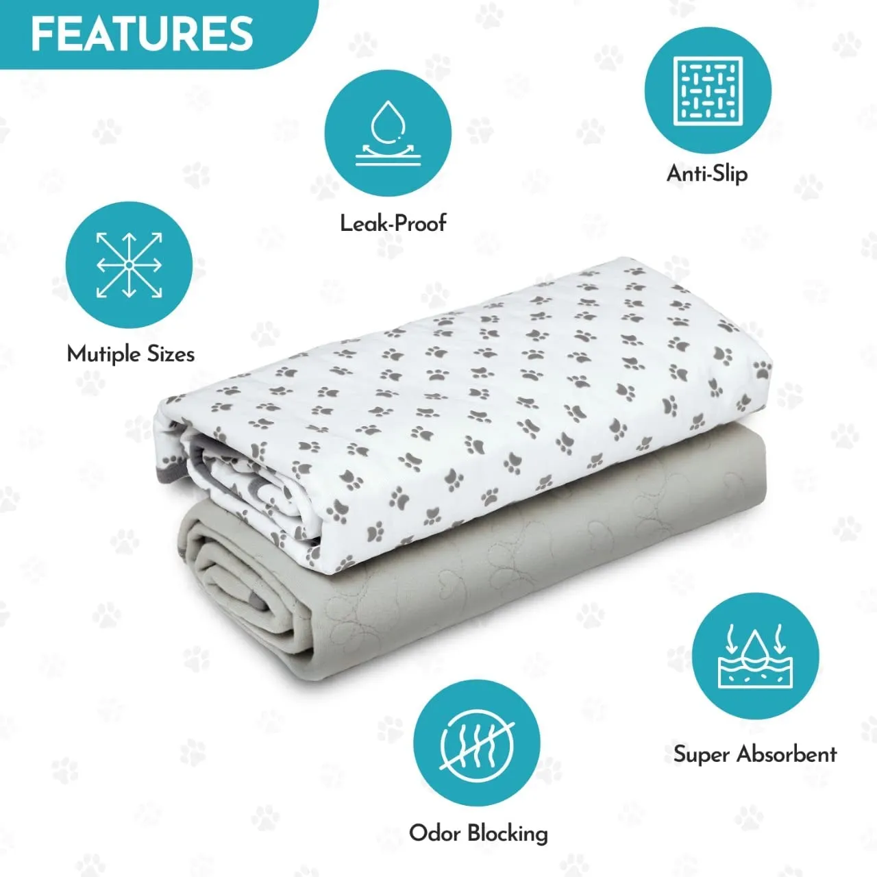 FurPads Washable Pee Pads Round