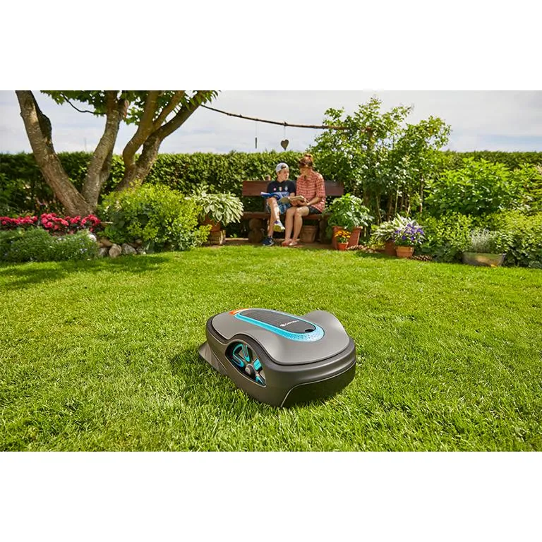 GARDENA Robotic Lawnmower SILENO Life 750   FREE Garage