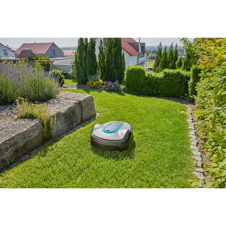 GARDENA Robotic Lawnmower SILENO Life 750   FREE Garage