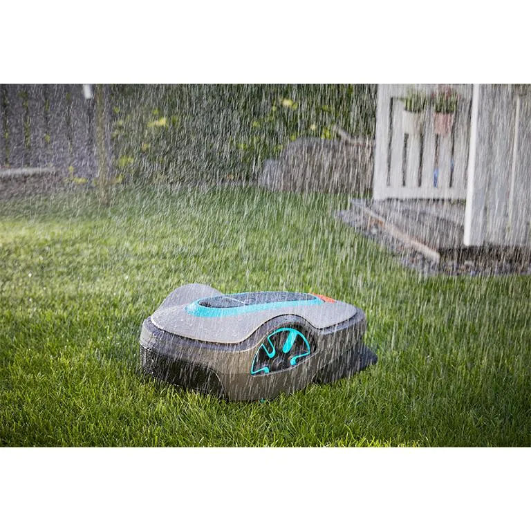 GARDENA Robotic Lawnmower SILENO Life 750   FREE Garage