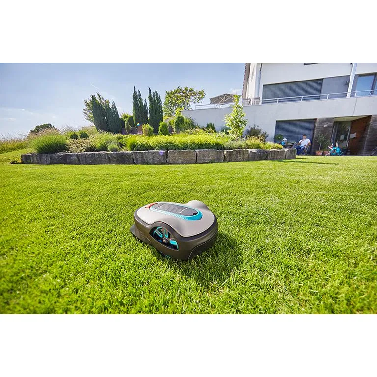 GARDENA Robotic Lawnmower SILENO Life 750   FREE Garage