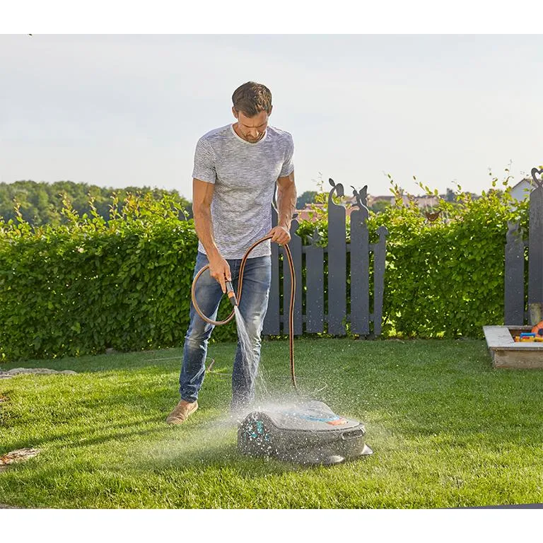 GARDENA Robotic Lawnmower SILENO Life 750   FREE Garage