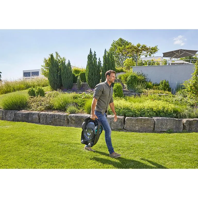 GARDENA Robotic Lawnmower SILENO Life 750   FREE Garage