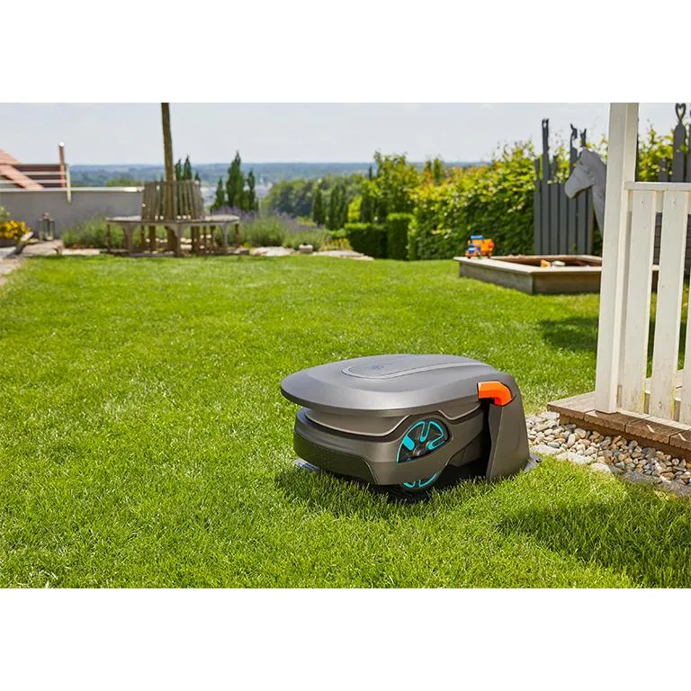 GARDENA Robotic Lawnmower SILENO Life 750   FREE Garage