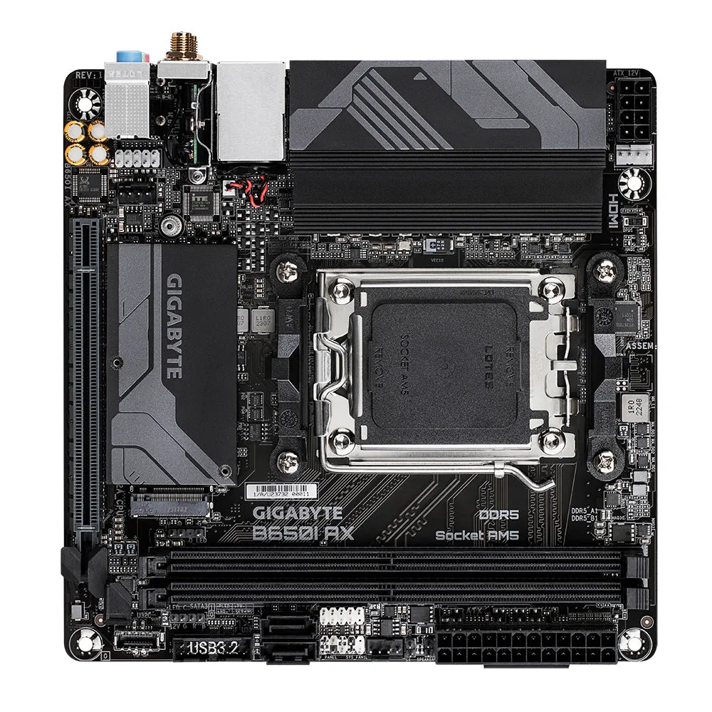 Gigabyte B650i Ax - 1.0 - Motherboard - Mini Itx - Socket Am5 - Amd B650